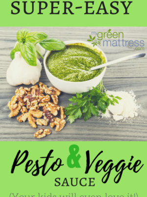 Easy No Cook Pesto Veggie Sauce