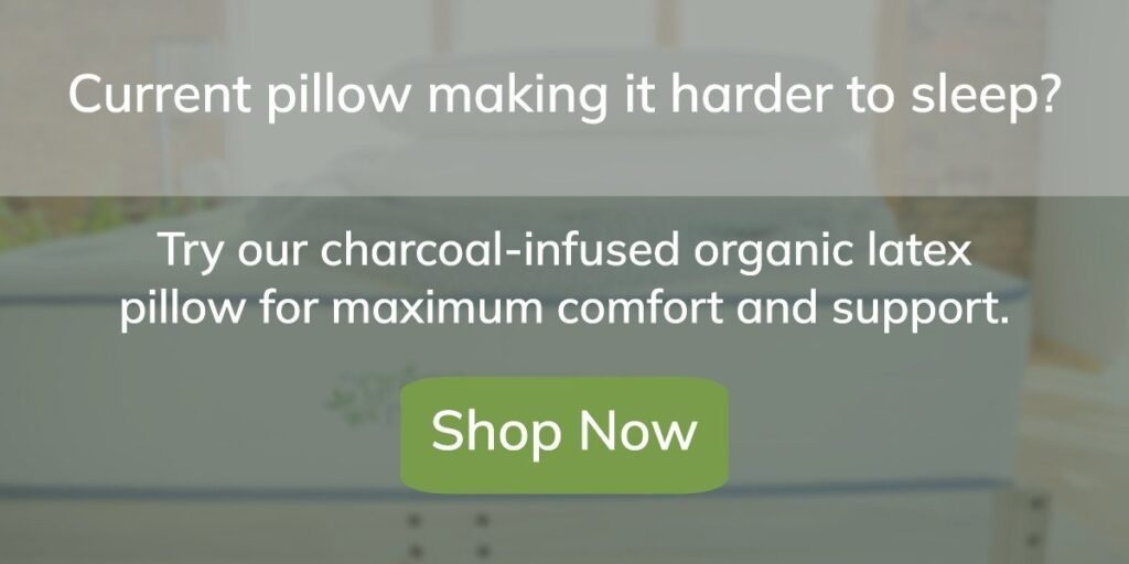 organic latex pillow CTA