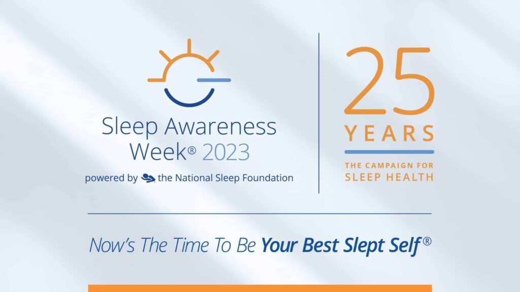 national sleep foundation sleep awareness week 2023 image