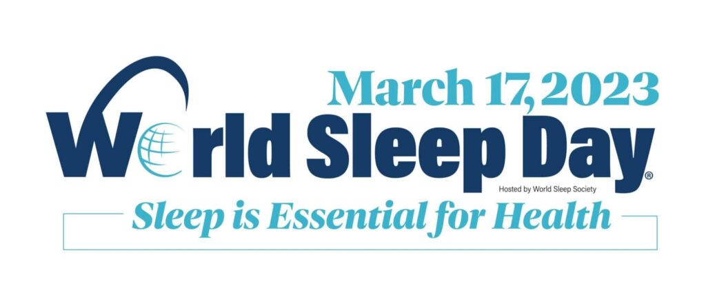 world sleep day 2023 logo