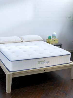 MyGreenMattress mattress on plaform