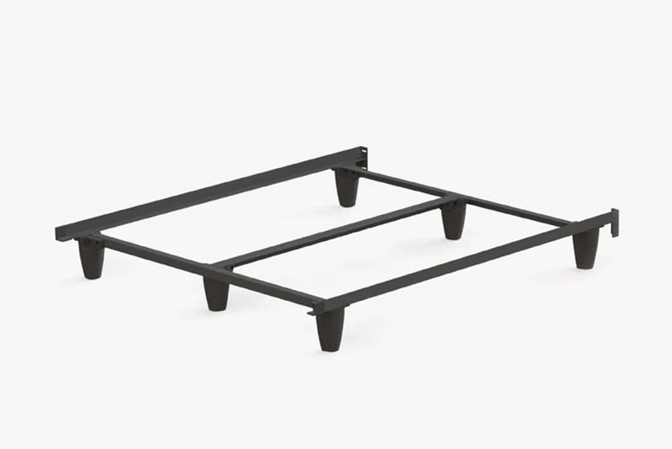 quiet-balance-bed-frame-106546_960x.webp Queen size metal bed frame with heavy-duty center support for organic mattresses