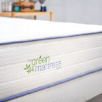 Close-up of My Green Foundation showing solid wood construction and slat detail