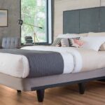 My Green Mattress metal bed frame with reinforced steel support for organic beds