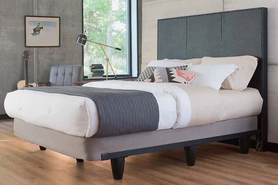 Metal-Bed-Frame.jpg My Green Mattress metal bed frame with reinforced steel support for organic beds