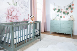 Babys-Room-Mural-Blue-Piping