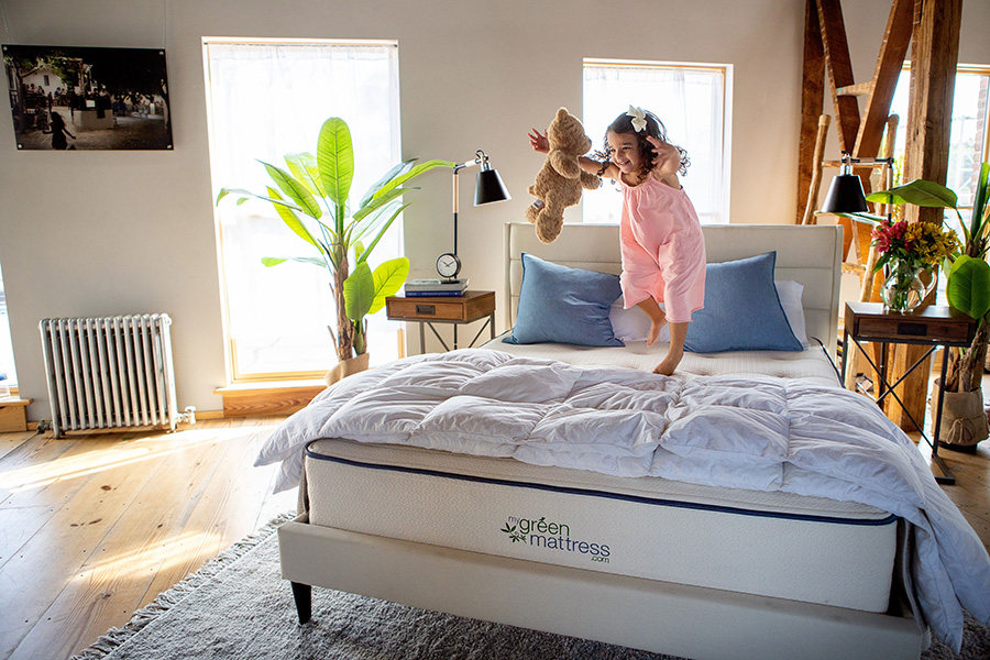 Kiwi Organic Mattress For Children, Non Toxic Twin Xl Bed Frame