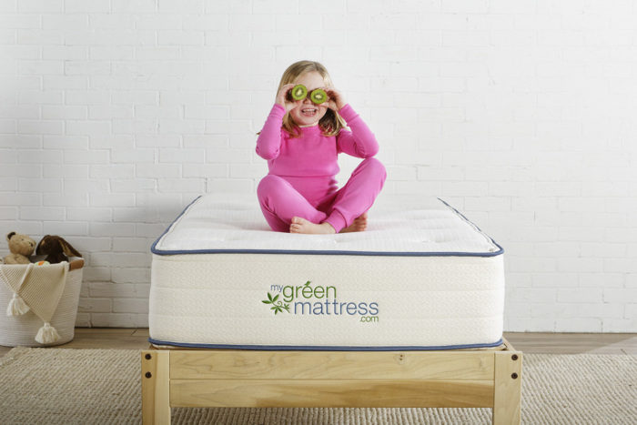 non toxic children's mattress with girl
